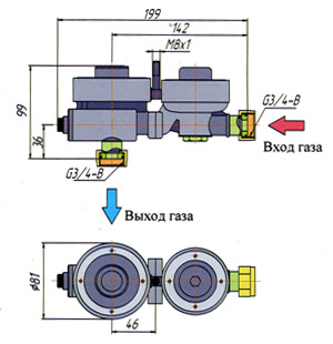 Габаритная схема РДГБ-6 габаритная схема рдгб-6